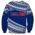 (Custom Personalised) Happy Fathers Day Samoa Sweatshirt I Love You Dad Blue LT6 - Wonder Print Shop