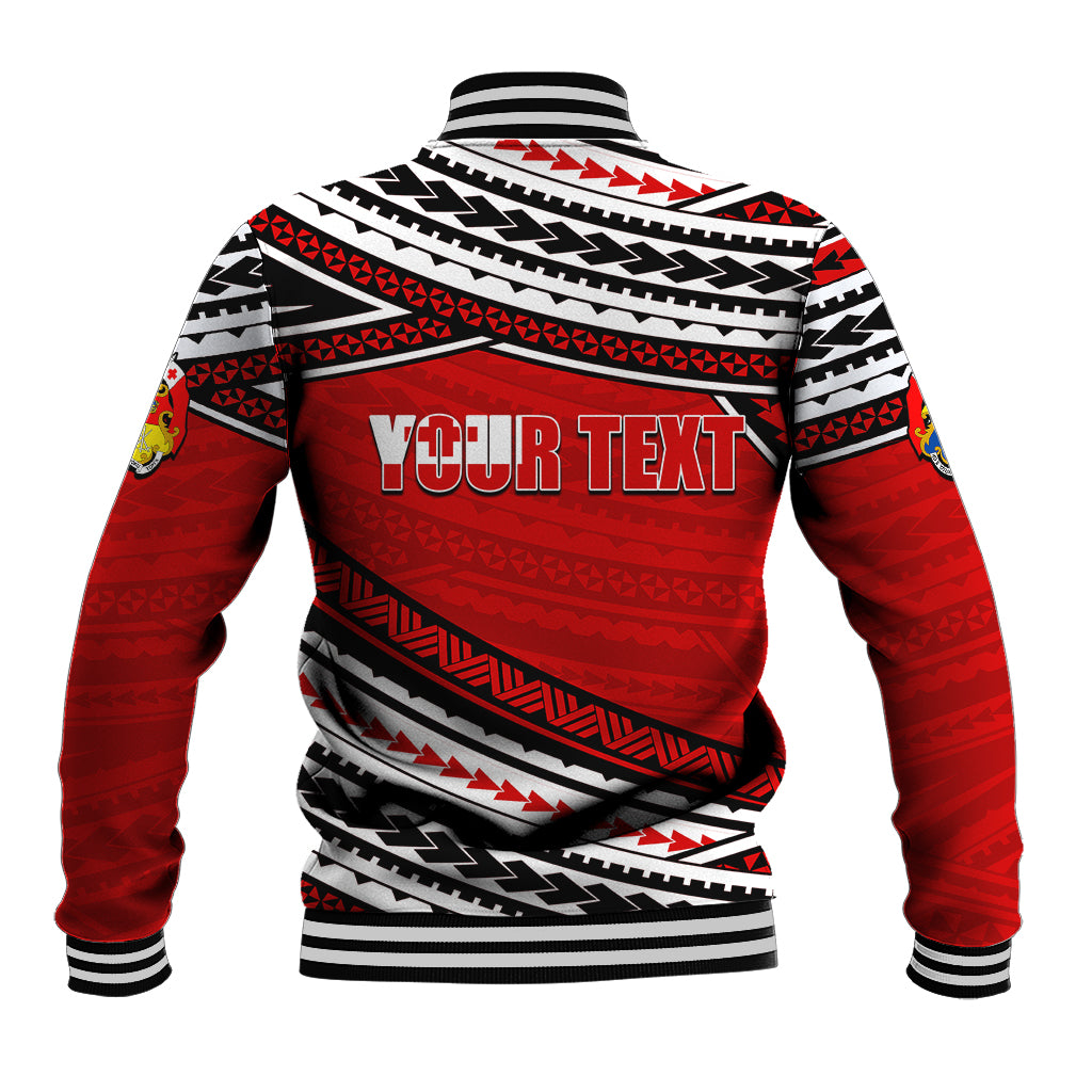 (Custom Personalised) Happy Fathers Day Tonga Baseball Jacket I Love You Dad LT6 - Wonder Print Shop