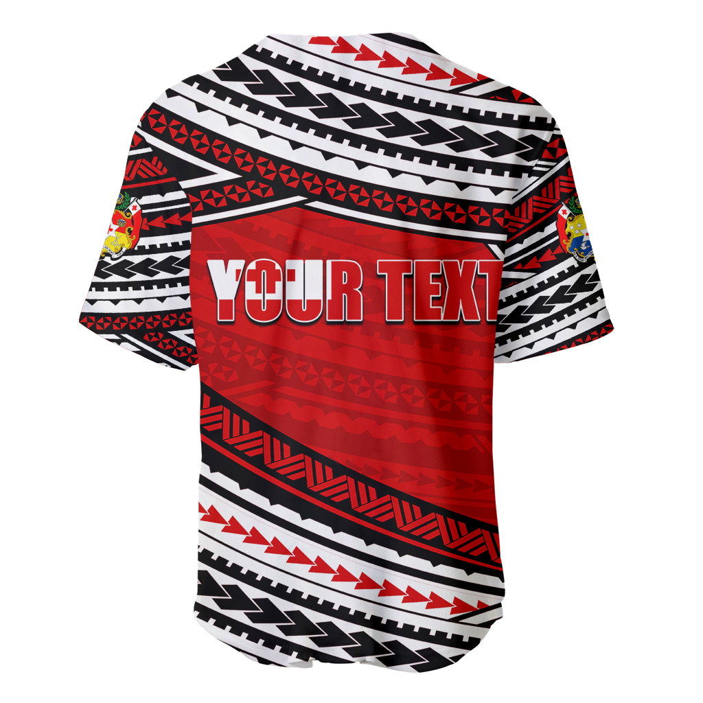 (Custom Personalised) Happy Fathers Day Tonga Baseball Jersey I Love You Dad LT6 - Wonder Print Shop