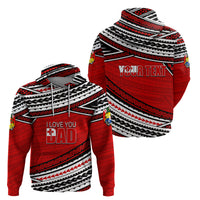 Personalized Happy Fathers Day Tonga Hoodie I Love You Dad LT6 - Wonder Print Shop