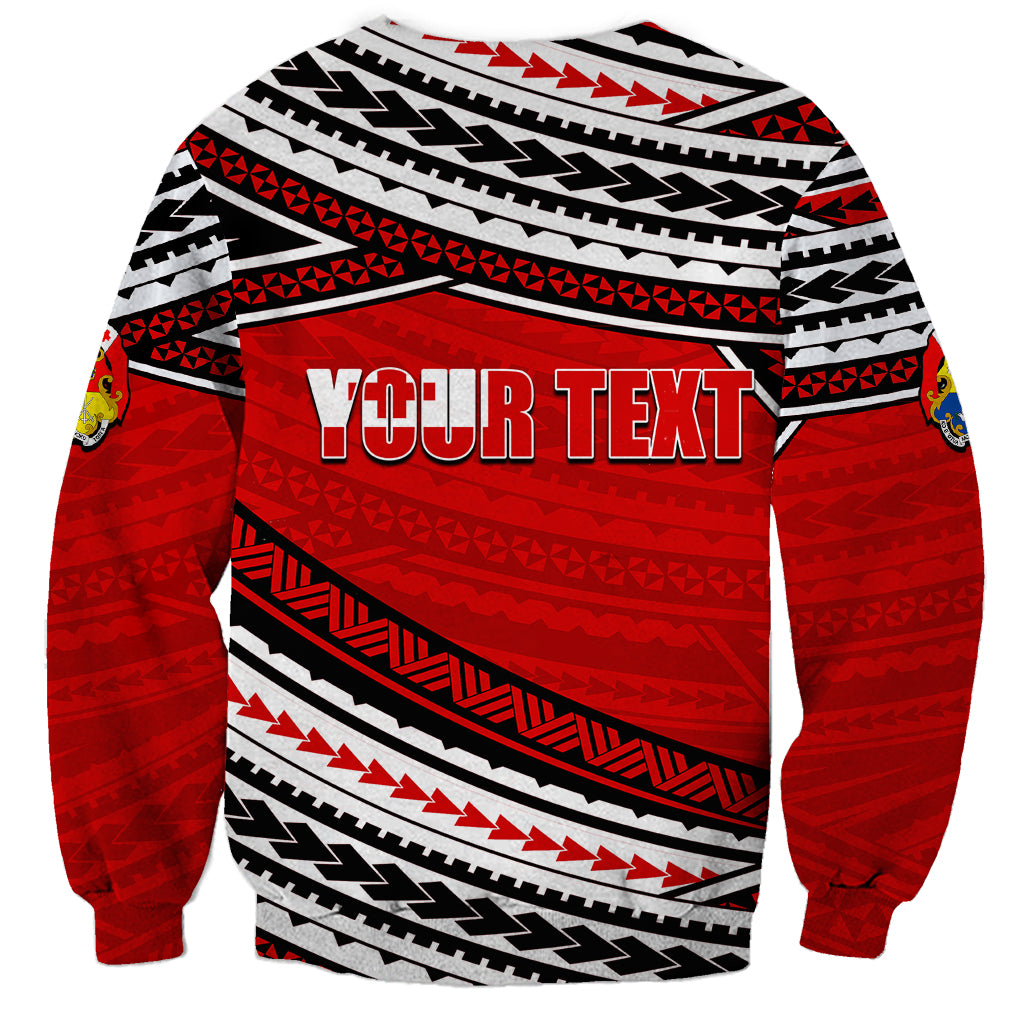 (Custom Personalised) Happy Fathers Day Tonga Sweatshirt I Love You Dad LT6 - Wonder Print Shop