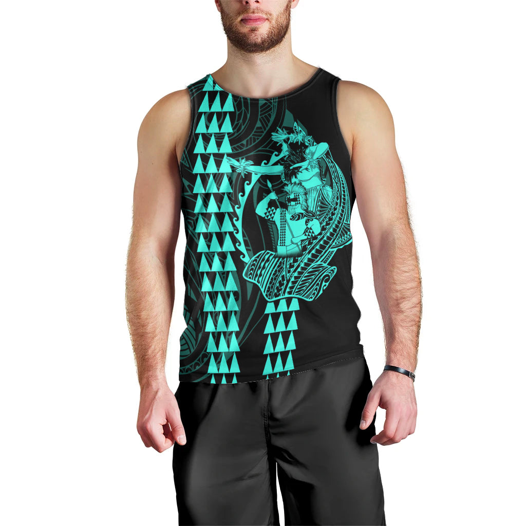polynesian-men-tank-top-hawaiian-warrior-and-aloha-girl-with-hammerhead-shark-tattoos-turquoise