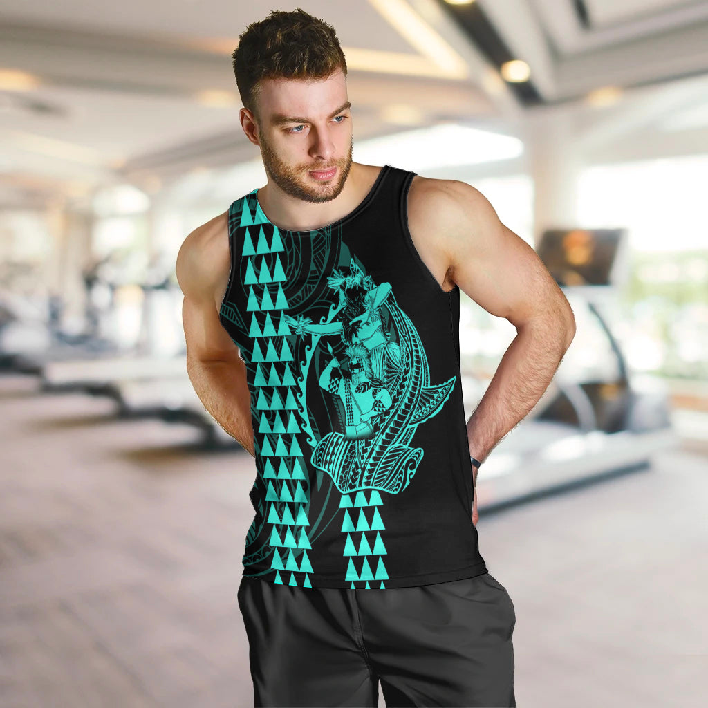 polynesian-men-tank-top-hawaiian-warrior-and-aloha-girl-with-hammerhead-shark-tattoos-turquoise