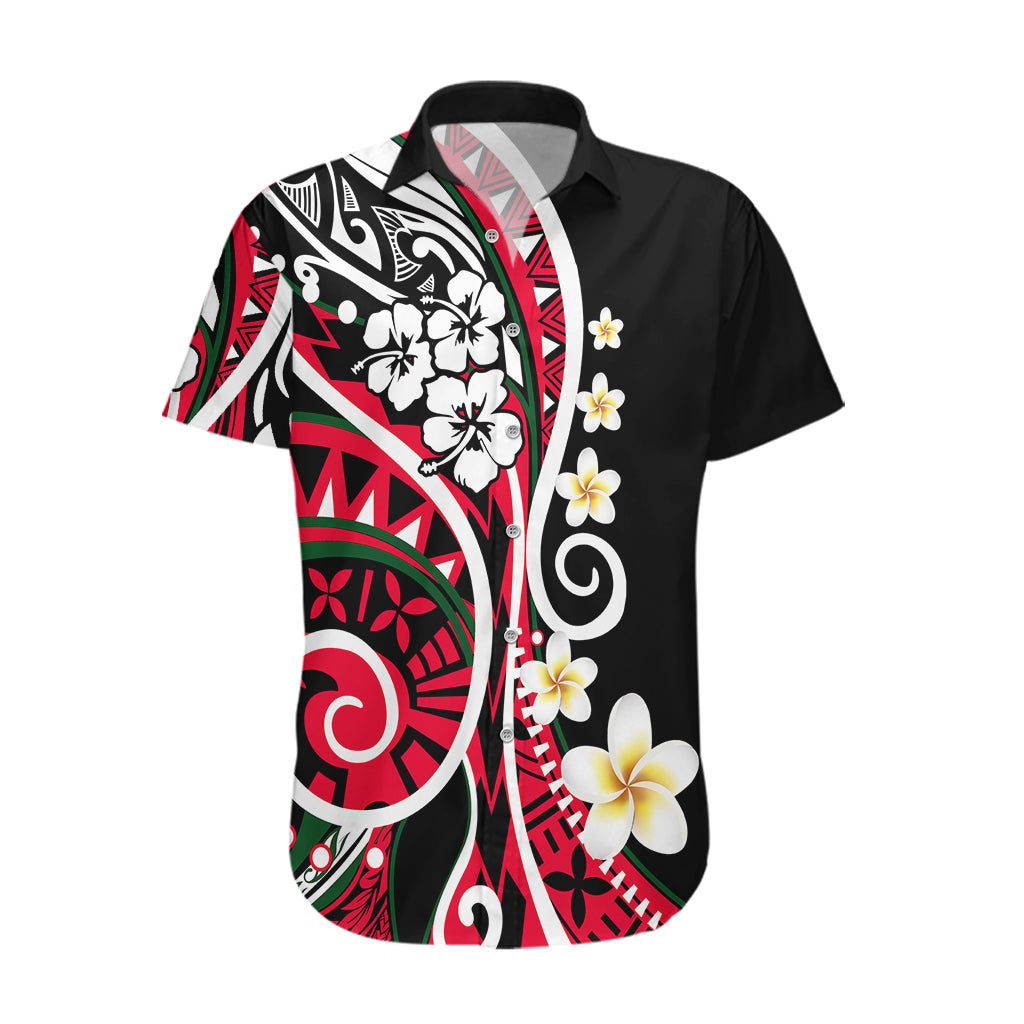 Plumeria Polynesian Hawaiian Shirt Trending Red LT6 - Wonder Print Shop