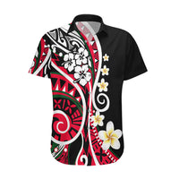 Plumeria Polynesian Hawaiian Shirt Trending Red LT6 - Wonder Print Shop