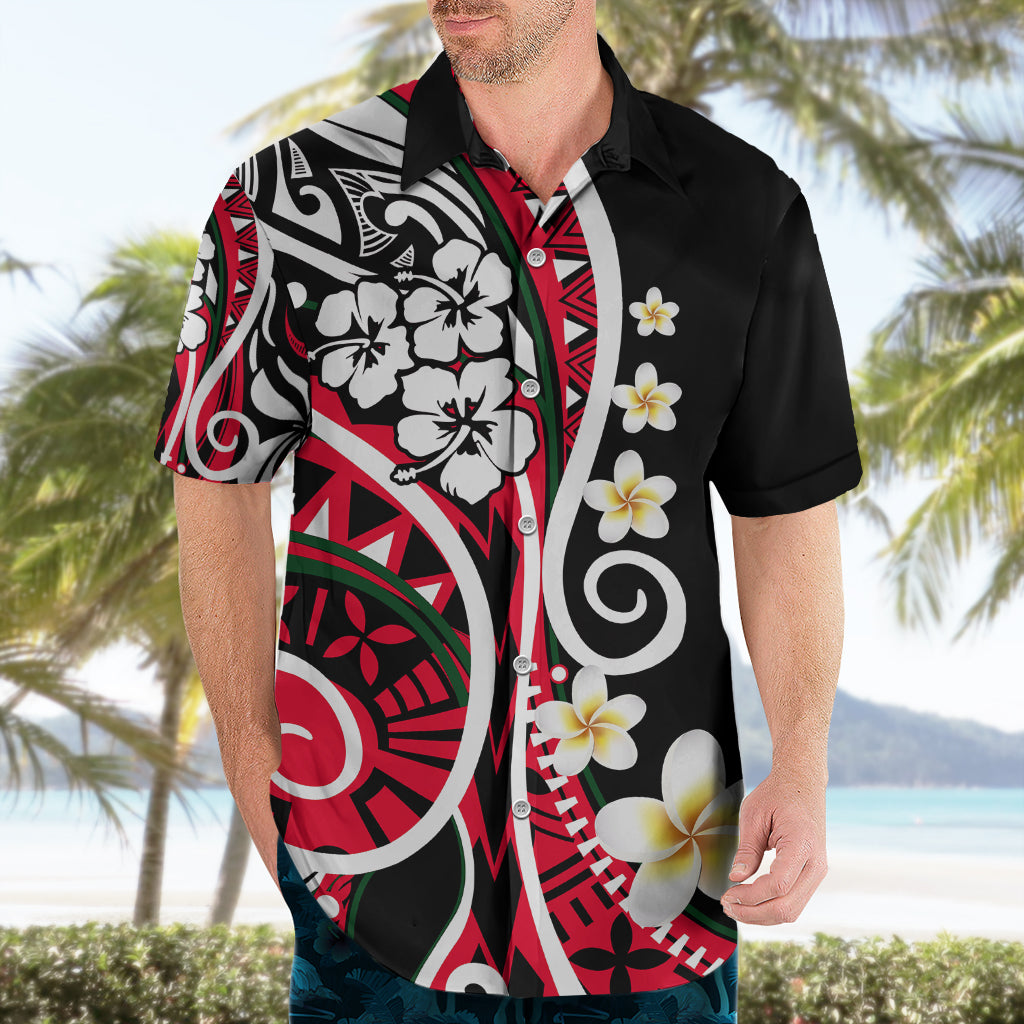 Plumeria Polynesian Hawaiian Shirt Trending Red LT6 - Wonder Print Shop