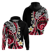 Plumeria Polynesian Hoodie Trending Red LT6 - Wonder Print Shop