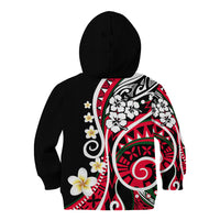 Plumeria Polynesian Kid Hoodie Trending Red LT6 - Wonder Print Shop