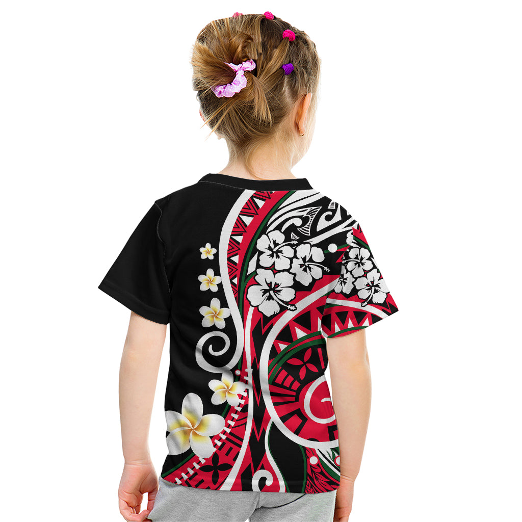 Plumeria Polynesian Kid T Shirt Trending Red LT6 - Wonder Print Shop
