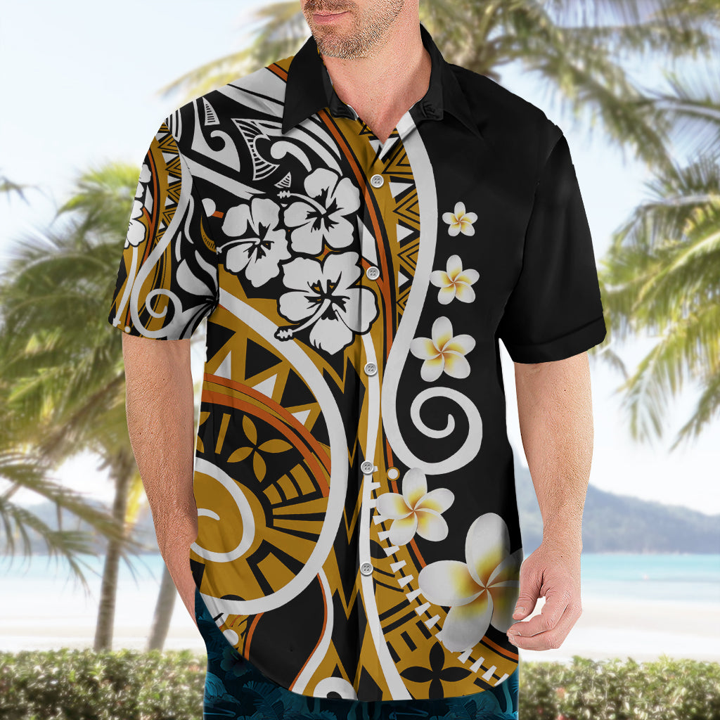 Plumeria Polynesian Hawaiian Shirt Trending Gold LT6 - Wonder Print Shop