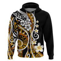 Plumeria Polynesian Hoodie Trending Gold LT6 - Wonder Print Shop