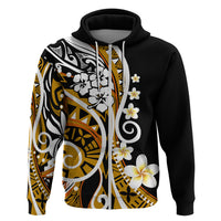 Plumeria Polynesian Hoodie Trending Gold LT6 - Wonder Print Shop