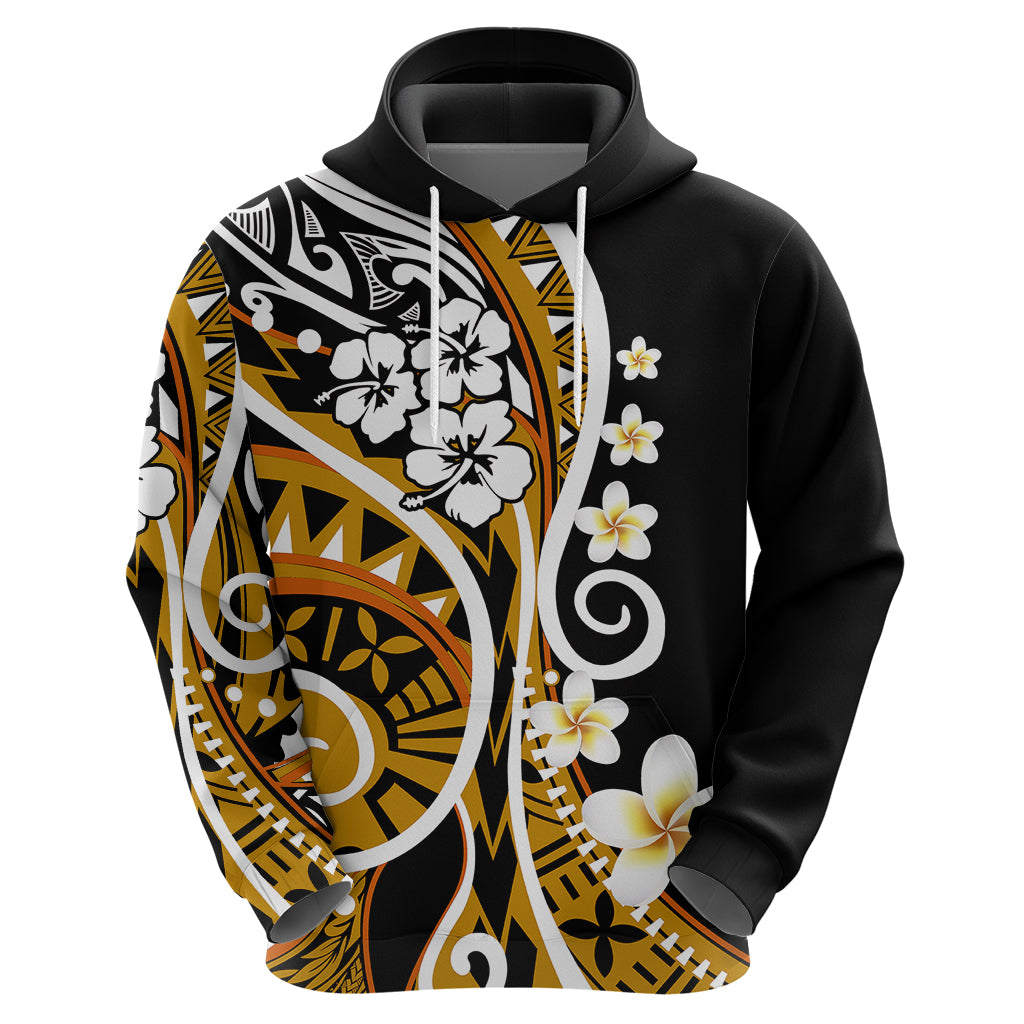 Plumeria Polynesian Hoodie Trending Gold LT6 - Wonder Print Shop
