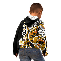 Plumeria Polynesian Kid Hoodie Trending Gold LT6 - Wonder Print Shop