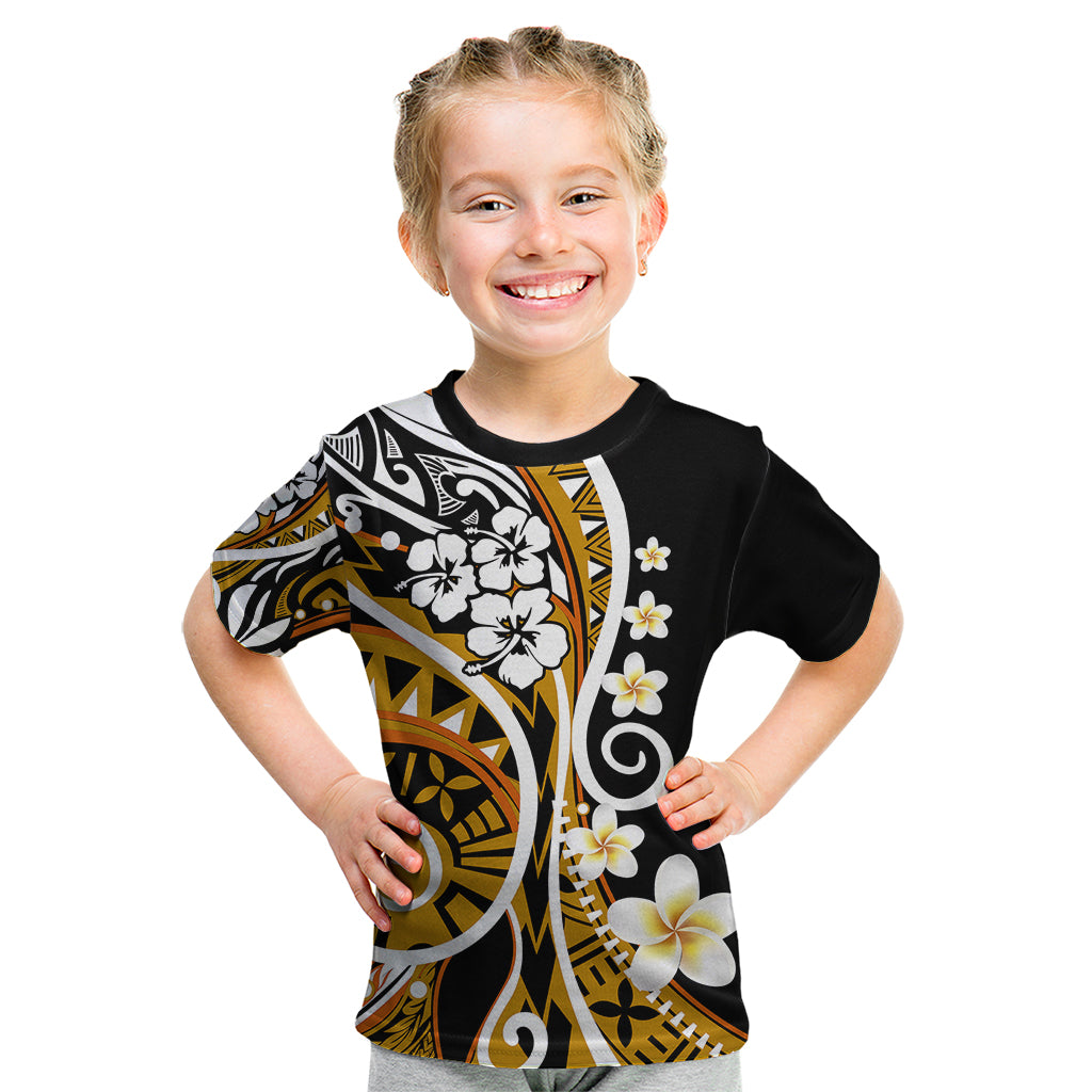 Plumeria Polynesian Kid T Shirt Trending Gold LT6 - Wonder Print Shop