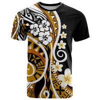 Plumeria Polynesian T Shirt Trending Gold LT6 - Wonder Print Shop