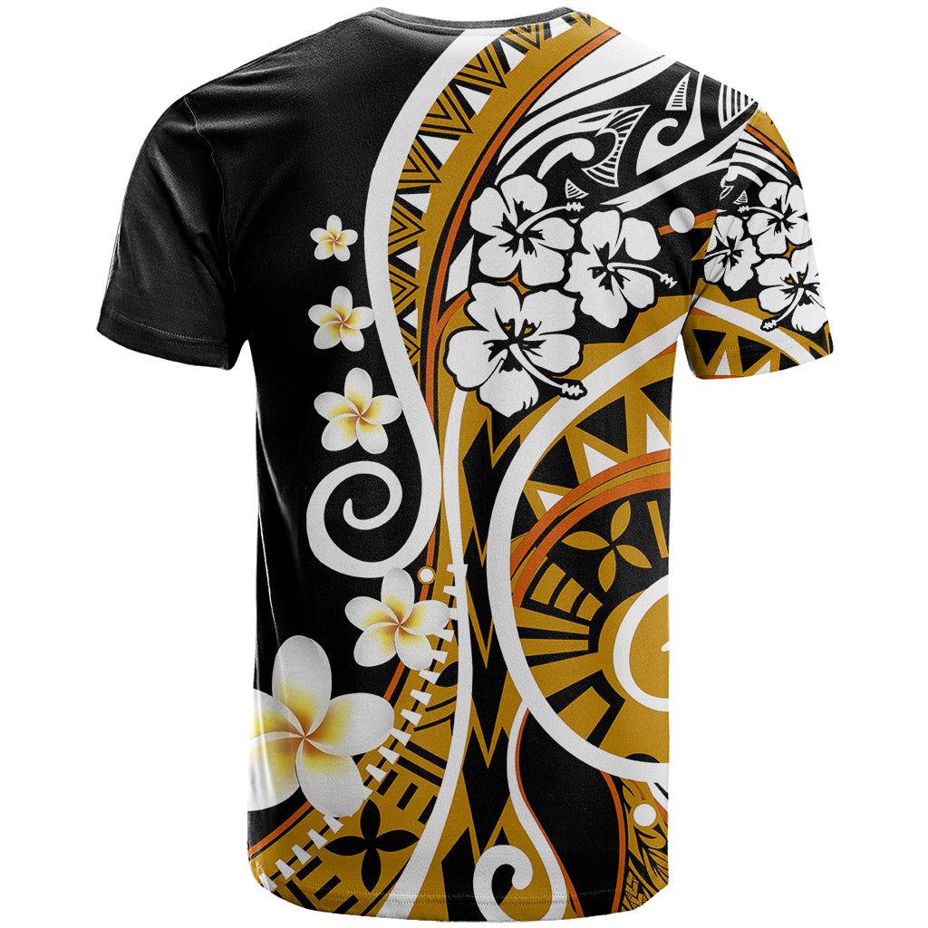 Plumeria Polynesian T Shirt Trending Gold LT6 - Wonder Print Shop