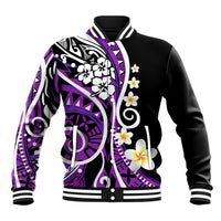 Plumeria Polynesian Baseball Jacket Trending Purple LT6 - Wonder Print Shop