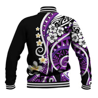 Plumeria Polynesian Baseball Jacket Trending Purple LT6 - Wonder Print Shop