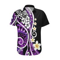 Plumeria Polynesian Hawaiian Shirt Trending Purple LT6 - Wonder Print Shop