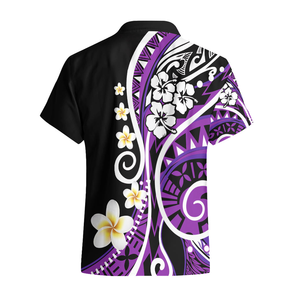 Plumeria Polynesian Hawaiian Shirt Trending Purple LT6 - Wonder Print Shop