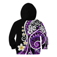Plumeria Polynesian Kid Hoodie Trending Purple LT6 - Wonder Print Shop