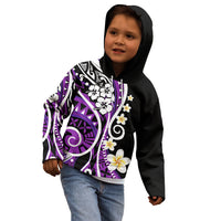 Plumeria Polynesian Kid Hoodie Trending Purple LT6 - Wonder Print Shop