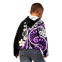 Plumeria Polynesian Kid Hoodie Trending Purple LT6 - Wonder Print Shop