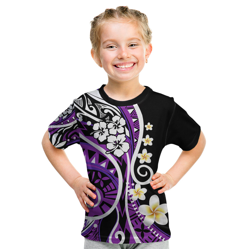 Plumeria Polynesian Kid T Shirt Trending Purple LT6 - Wonder Print Shop