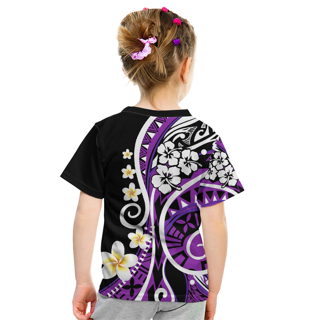 Plumeria Polynesian Kid T Shirt Trending Purple LT6 - Wonder Print Shop