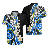 Plumeria Polynesian Hawaiian Shirt Trending Blue LT6 - Wonder Print Shop