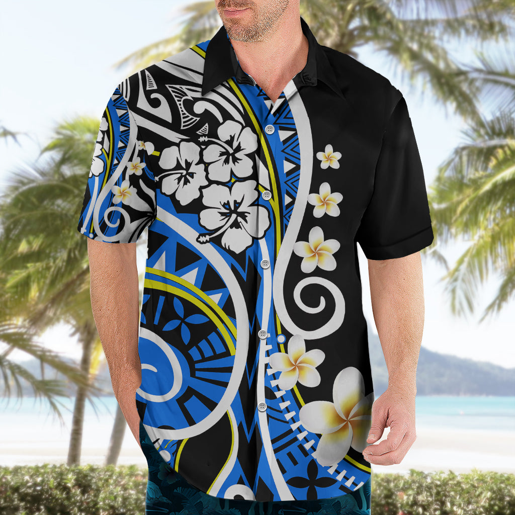 Plumeria Polynesian Hawaiian Shirt Trending Blue LT6 - Wonder Print Shop