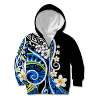 Plumeria Polynesian Kid Hoodie Trending Blue LT6 - Wonder Print Shop