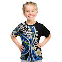 Plumeria Polynesian Kid T Shirt Trending Blue LT6 - Wonder Print Shop