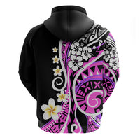 Plumeria Polynesian Hoodie Trending Pink LT6 - Wonder Print Shop