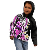 Plumeria Polynesian Kid Hoodie Trending Pink LT6 - Wonder Print Shop
