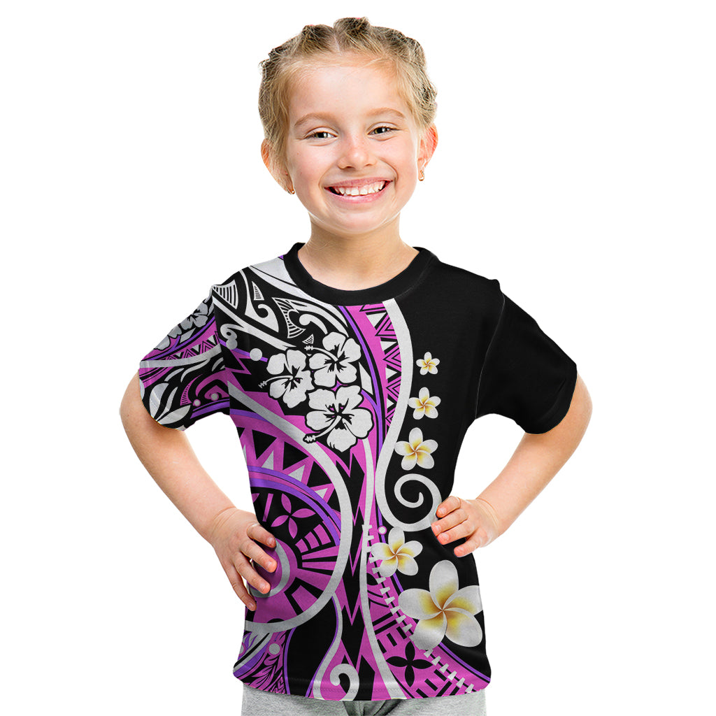 Plumeria Polynesian Kid T Shirt Trending Pink LT6 - Wonder Print Shop