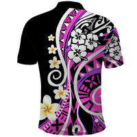 Plumeria Polynesian Polo Shirt Trending Pink LT6 - Wonder Print Shop