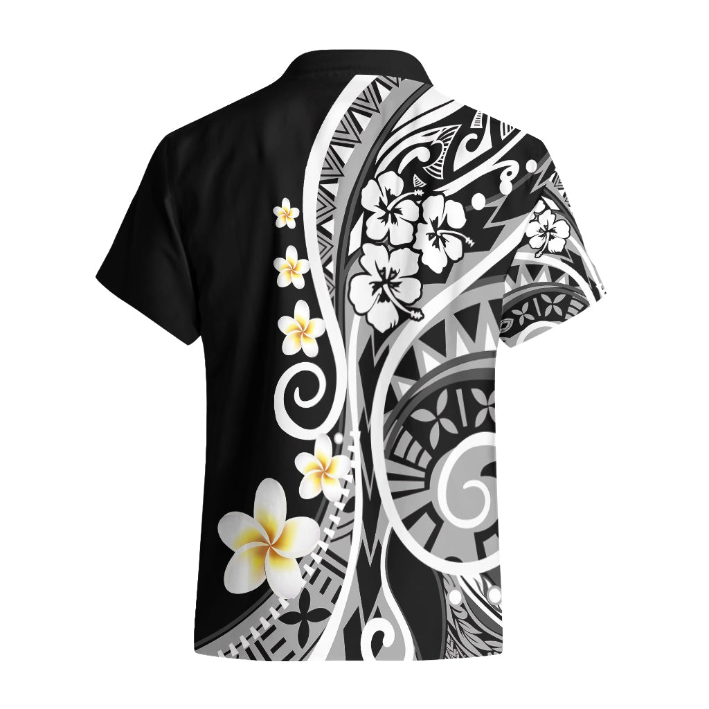 Plumeria Polynesian Hawaiian Shirt Trending Black LT6 - Wonder Print Shop