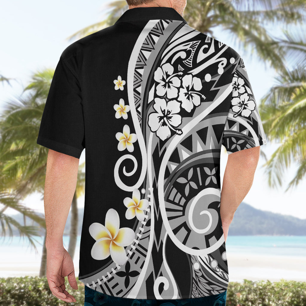 Plumeria Polynesian Hawaiian Shirt Trending Black LT6 - Wonder Print Shop
