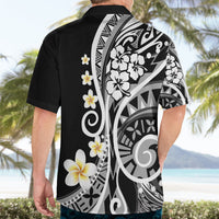 Plumeria Polynesian Hawaiian Shirt Trending Black LT6 - Wonder Print Shop