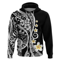 Plumeria Polynesian Hoodie Trending Black LT6 - Wonder Print Shop