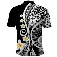 Plumeria Polynesian Polo Shirt Trending Black LT6 - Wonder Print Shop