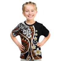 Plumeria Polynesian Kid T Shirt Trending Brown LT6 - Wonder Print Shop