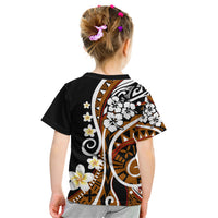 Plumeria Polynesian Kid T Shirt Trending Brown LT6 - Wonder Print Shop