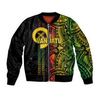 Custom Vanuatu Bomber Jacket Polynesian Tribal LT6 - Wonder Print Shop
