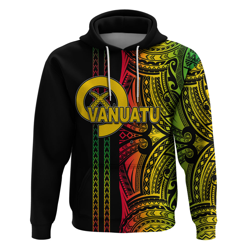 Custom Vanuatu Hoodie Polynesian Tribal LT6 - Wonder Print Shop