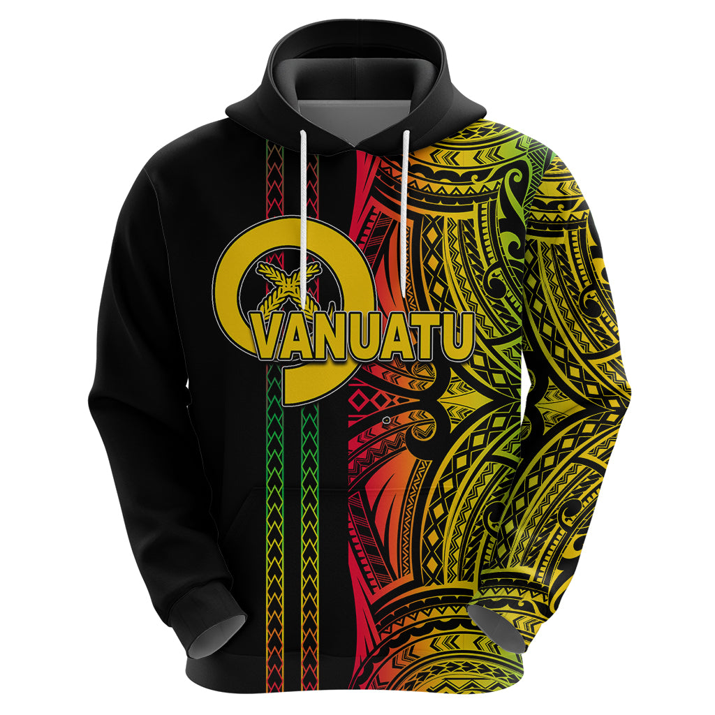 Custom Vanuatu Hoodie Polynesian Tribal LT6 - Wonder Print Shop
