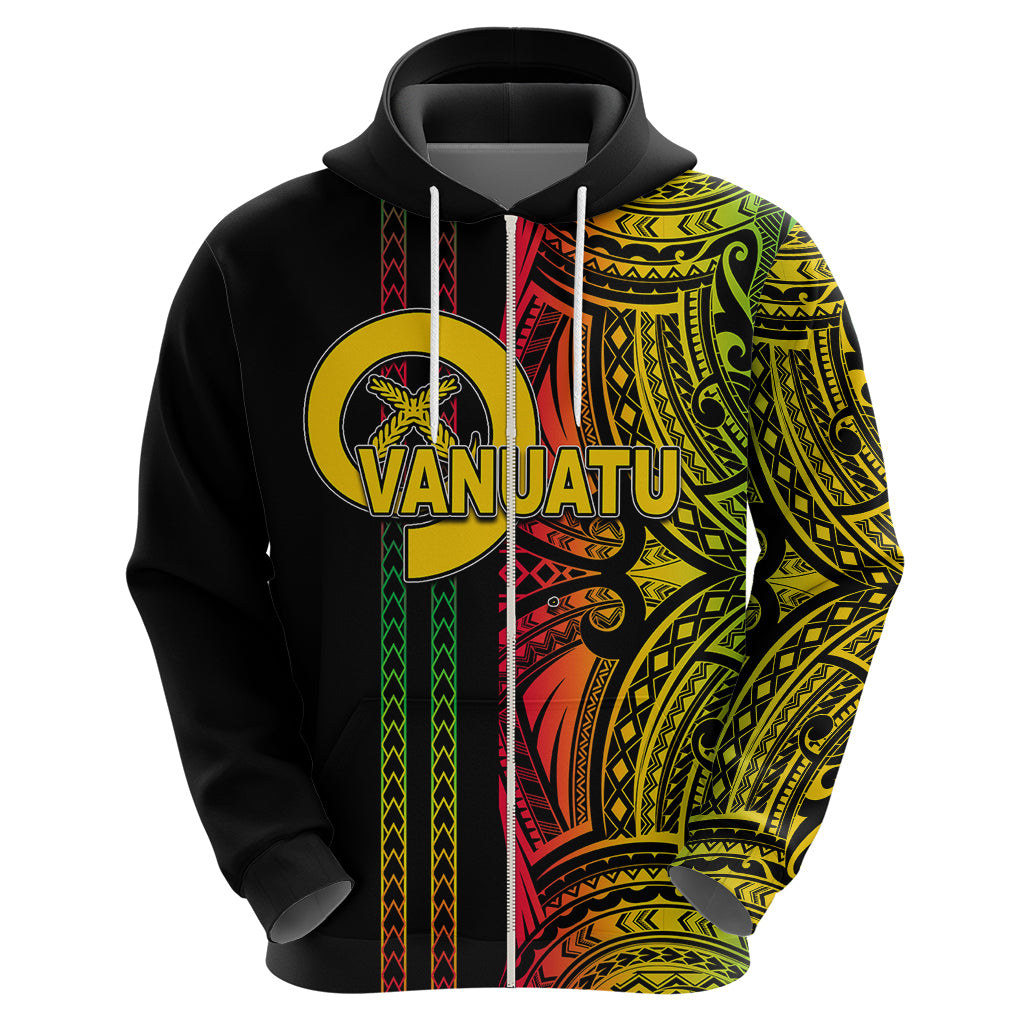 Custom Vanuatu Hoodie Polynesian Tribal LT6 - Wonder Print Shop