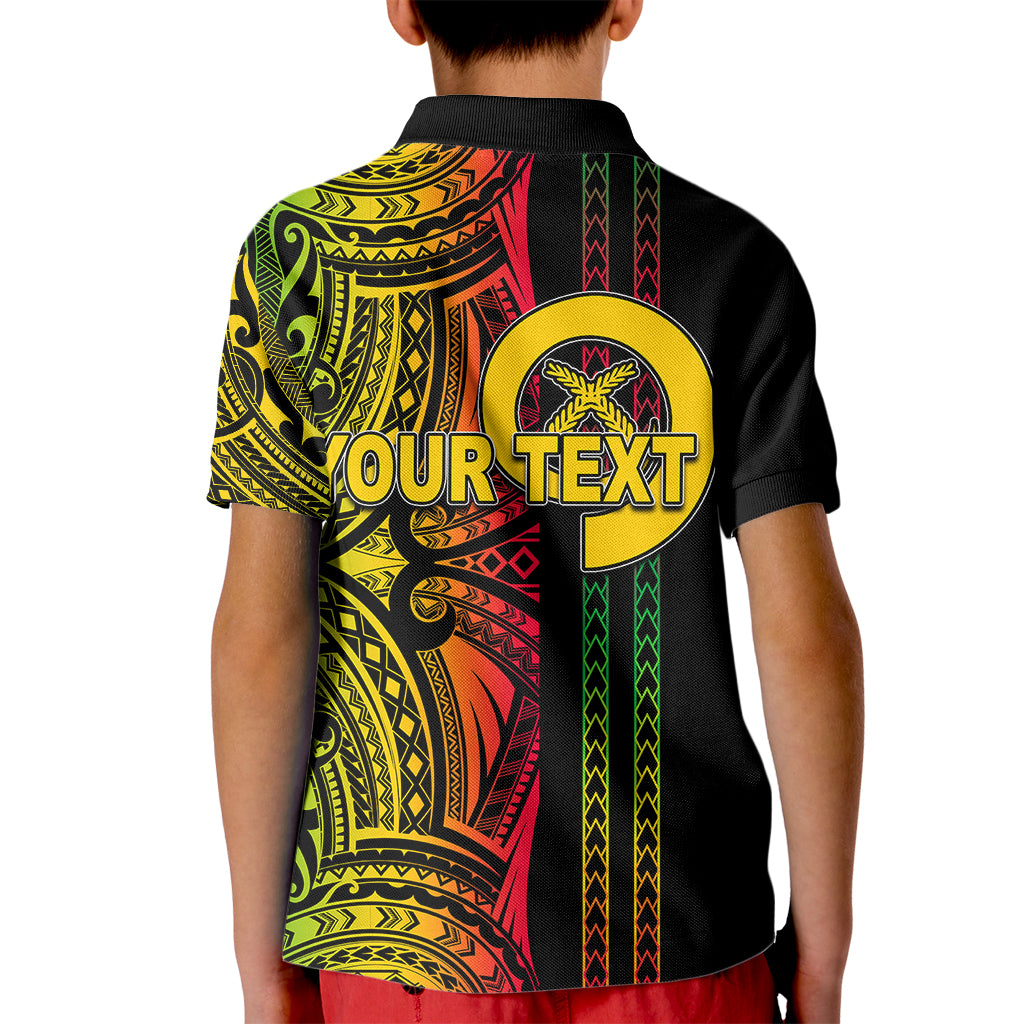 Custom Vanuatu Kid Polo Shirt Polynesian Tribal LT6 - Wonder Print Shop